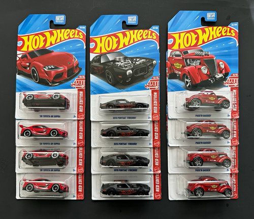 Hot wheels red edition - red, 3