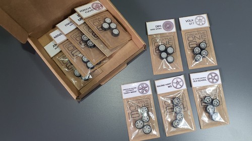 Scale wheels tyres - 1/64,