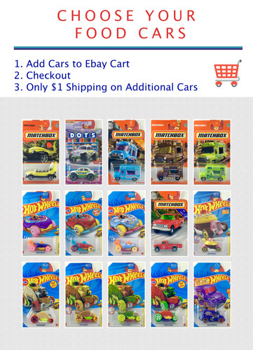 Hot wheels matchbox candy - hot,