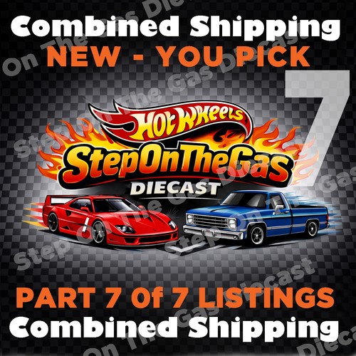 Hot wheels case you pick - hot,