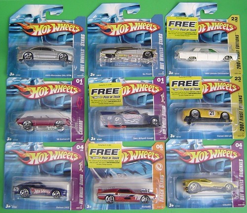 Vintage 2007 hot wheels cars - wheels,