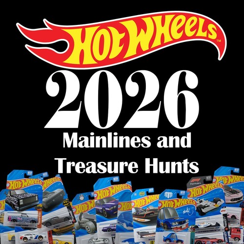 Hot wheels 2026 - hot, mainlines